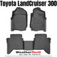 WeatherTech Floor Liner Mat | Toyota LandCruiser 300 | Front & Rear Set