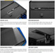 Extang Solid Fold ALX Hard Folding Truck Bed Tonneau Cover | RAM 1500 DS/DT 5'7 W/Out rambox