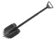 Go Rhino Xventure Gear Sharktooth Stackable Recovery Shovel (Textured Black)