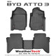BYD ATTO 3 Floor Mats (Front & Rear Set) | WeatherTech FloorLiner