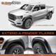 Bushwacker Extend A Fender Flares Fits RAM 2500/3500 Crew Cab (2010-2018) Front & Rear (4PC)