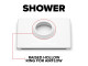WeatherTech SoapSaver Soap Dish - Shower, White