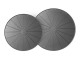 WeatherTech 21" Project Mats / Round Coasters - Black (2-Pack)