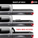 BAK BAKFlip MX4 Hard Folding Truck Bed Tonneau Cover | Fits RAM 2500HD w/out RAMBOX (6'4")