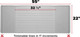WeatherTech Closet Mat 55" x 22" Floor Protection, Trimmable - Black