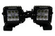 Go Rhino Center Hood Light Mount for Jeep JL/JT - Fits Single 3" LED Cube Light