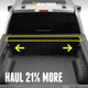 RetraxPRO EZ-OFF FRC-4000 Retractable Manual Tonneau Cover w/T-Slot Rails | RAM 1500 DT 5'7" Bed w/rambox (2019+)