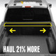 RetraxPRO EZ-OFF FRC-4000 Retractable Manual Tonneau Cover w/T-Slot Rails | Ford F-150 5'5" Bed (2021+)