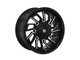 Upfitter Flywheel Wheels (20x9 0P 5x139.7 CB77.8) Black Milled