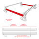 Go Rhino XRS Cross Bars - Truck Bed Rail Kit for Full/Mid Sized Trucks without Tonneau Covers