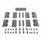 Go Rhino XRS Cross Bars - Truck Bed Rail Kit for Full/Mid Sized Trucks without Tonneau Covers
