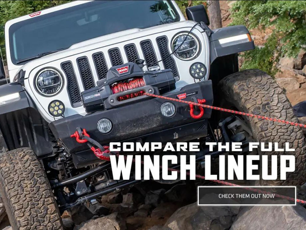 WARN | 4x4 Electric Winches, Hoists, Parts, Accessories
