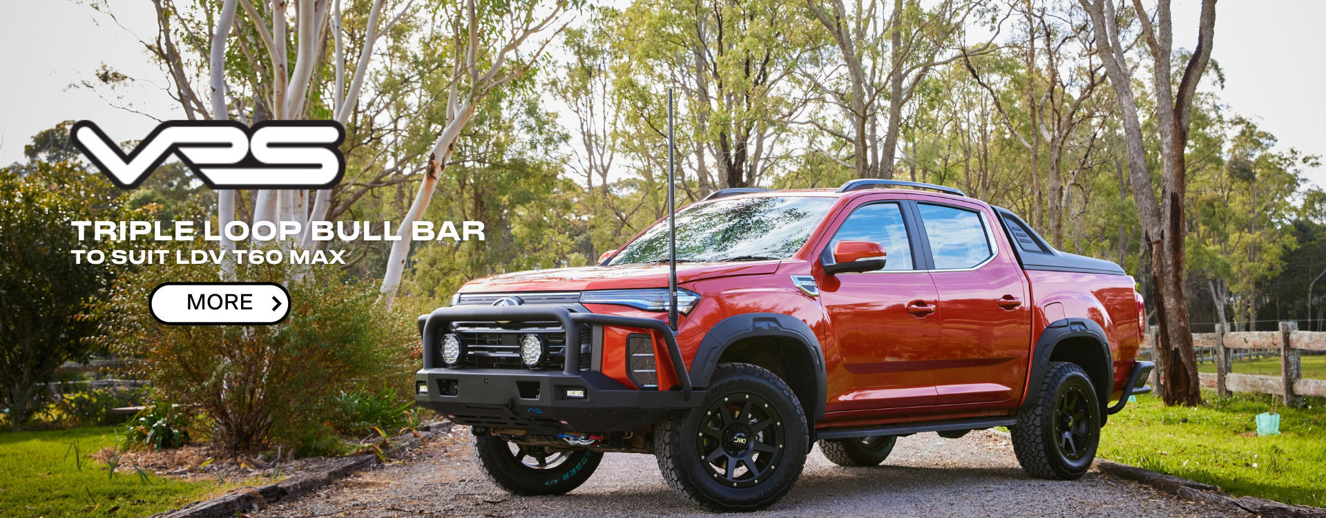 VRS Triple Loop Bull Bar | LDV T60 MAX