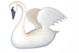 Raised wing swan, High Head