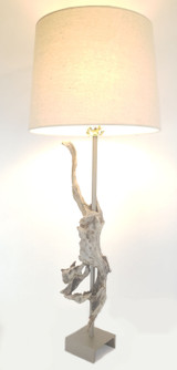 32" High tabletop driftwood lamp