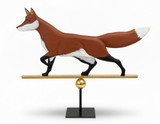 Fox Weather Vane on tabletop base