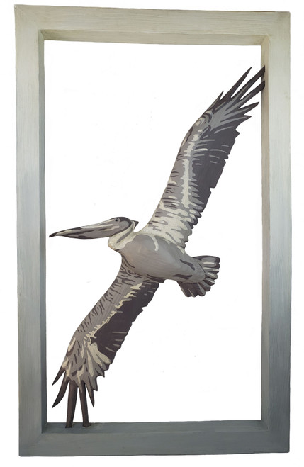 Flying Pelican -wall frame