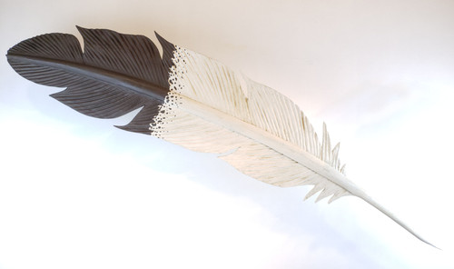 Falling Eagle Feather - Speckled