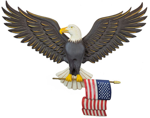 Eagle with Old Glory
