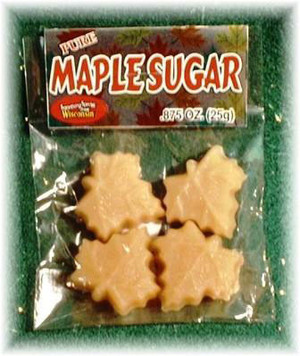 Maple Sugar 4/pak - 7/8 oz - 36/cs Kosher