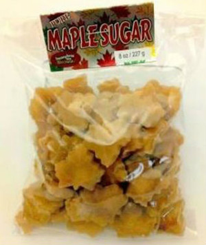 Maple Sugar Shapes - 8 oz bag - 1 unit - Kosher