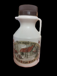 8 oz (1/2 Pint) - Pure Maple Syrup - Dark Robust - Plastic Jug - 1 unit