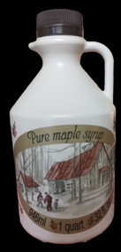 32 oz (1 Quart) - Pure Maple Syrup - Dark Robust - Plastic Jug - 1 unit