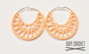 OMEGA Crochet Hoop Earrings