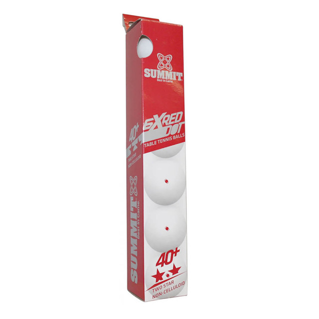 Table Tennis Ball Summit 2 Star - White Dozen