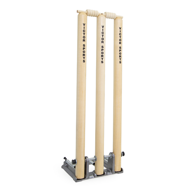 Victor Wood Spring Loaded Cricket Stumps