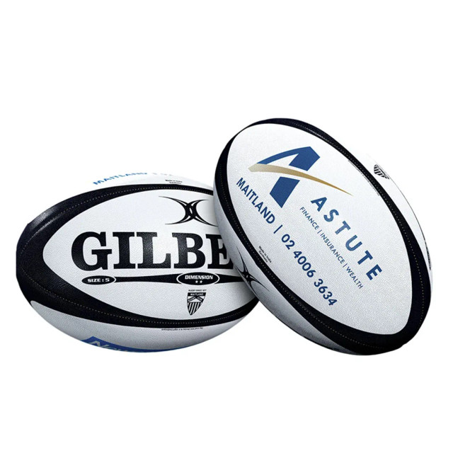 Custom Gilbert Dimension Rugby Ball