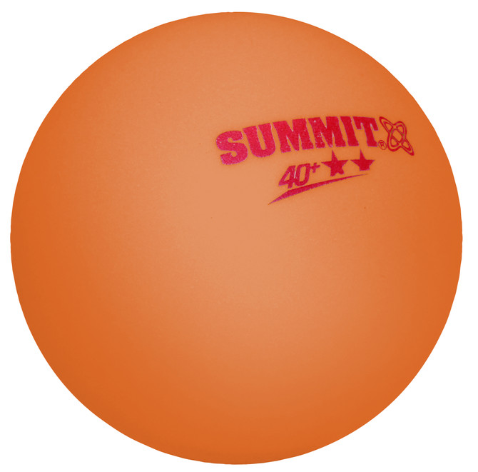Table Tennis Ball Summit 2 Star - Orange Dozen