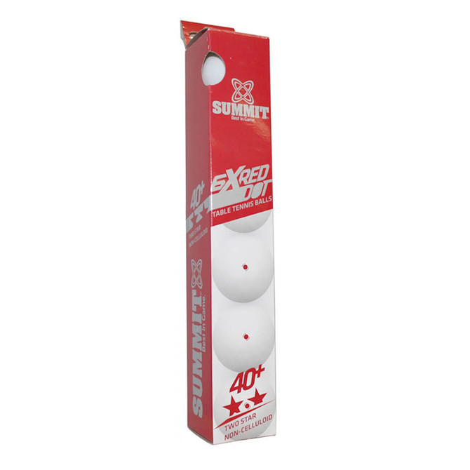 Table Tennis Ball Summit 2 Star - White Dozen