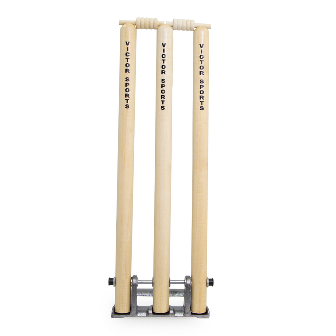 Victor Wood Spring Loaded Cricket Stumps
