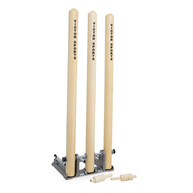Victor Wood Spring Loaded Cricket Stumps