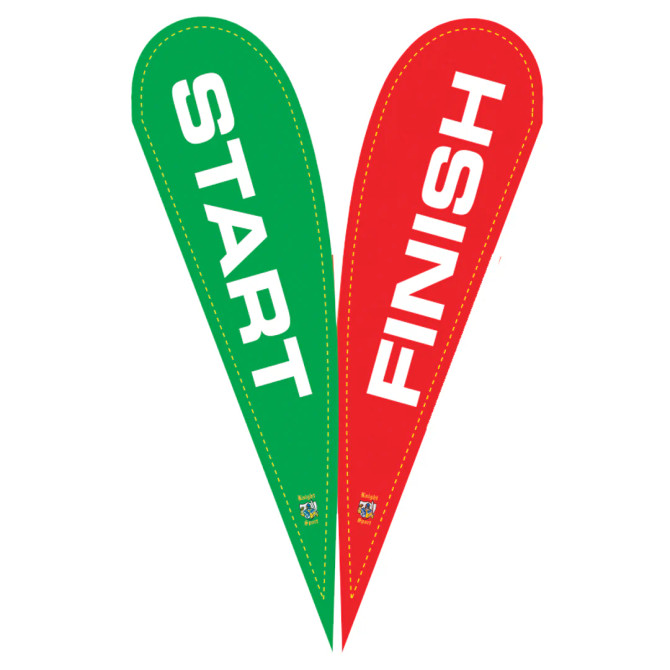 Custom Double Sided Tear Drop Banner