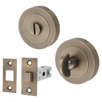 Serozzetta by Carlisle Brass Bathroom Turn & Release - 50mm Diameter - Oval - Antique Brass