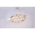 AM3003 JEWEL THREE CRYSTAL RING CHANDELIER