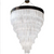 EF2202 SELENITE ROCK CRYSTAL CHANDELIER