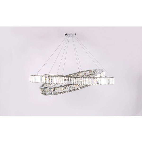 AM3003 JEWEL THREE CRYSTAL RING CHANDELIER