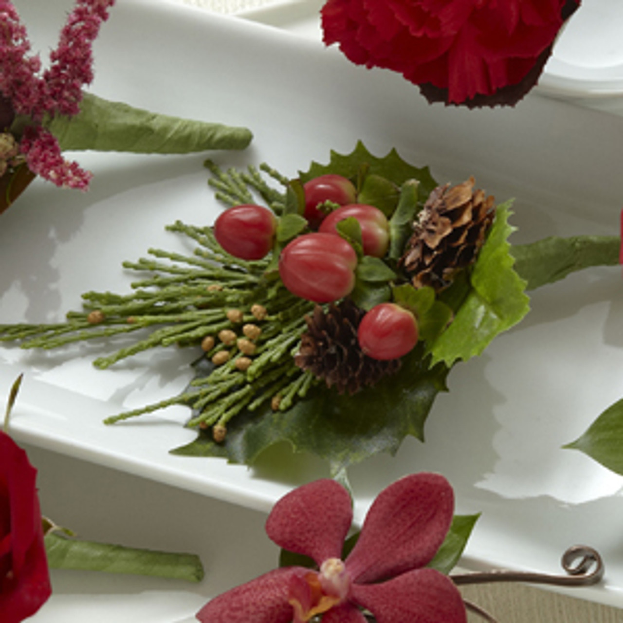 Shop our Make A Merry Christmas Red Berries 6 Bunches 719 to find the best  deals