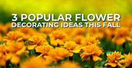 3 Popular Flower Decorating Ideas This Fall