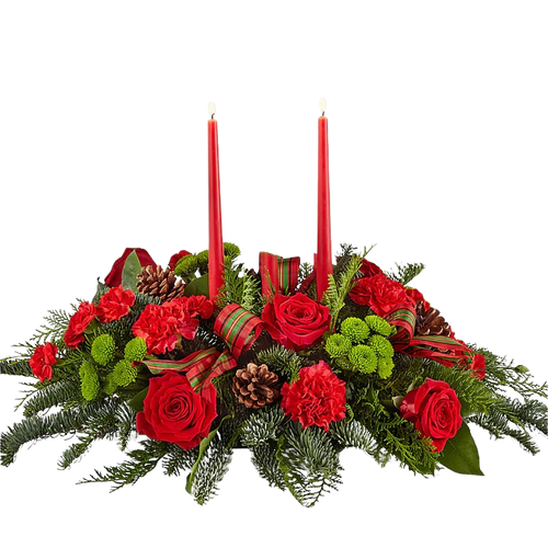Holiday Hearth Centerpiece