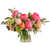 Peony Jubilee arrangement – coral peonies, roses, hydrangea – Albuquerque
