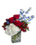 Red, white, and blue bouquet with roses, hydrangea, blue delphinium, and poms – available in Albuquerque, NM