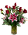 The Rose Affair bouquet with red roses and stargazer lilies from ABQ Florist in Albuquerque NM