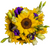 Sunflower Sangria bouquet with sunflowers, white and purple lisianthus in Albuquerque NM