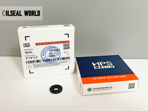 HIGH PRESSURE SHAFT SEAL 6*15*2.5 NBR