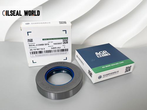 SEAL RING 46.15*80*16.5 NBR+AU COMBI SF6 JCB 90450040
AGRICULTURAL MACHINERY TRACTOR OIL SEAL，TRACTOR SEAL