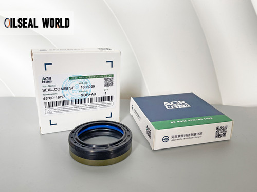 DIFFERENTIAL DRIVE AXLE SHAFT SEAL 45*60*16/17 NBR+AU COMBI SF CASE IH 87685583
AGRICULTURAL MACHINERY TRACTOR OIL SEAL，TRACTOR SEAL